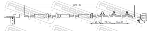 Sensor, wheel speed - 02606-008 FEBEST