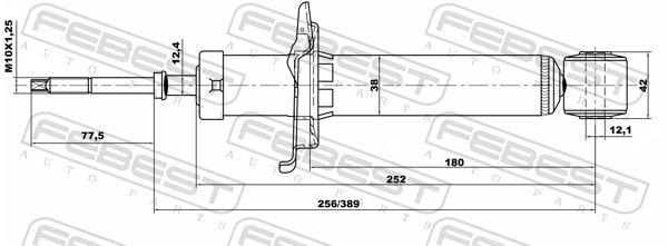 Shock Absorber - 02658717R FEBEST