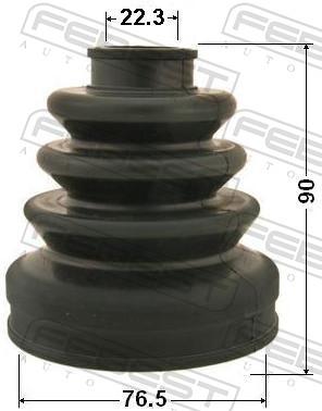 Bellow Set, drive shaft - 0315-CRV FEBEST