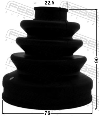 Bellow Set, drive shaft - 0315-CU2 FEBEST