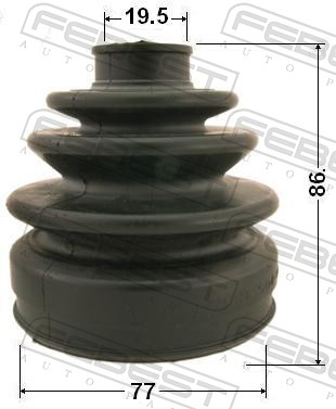 Bellow, drive shaft - 0317-035 FEBEST