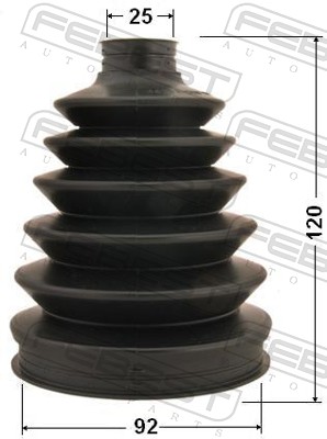 Bellow, drive shaft - 0317P-057 FEBEST