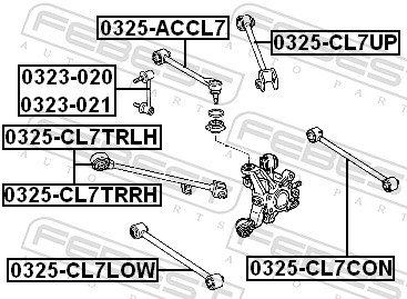 Track Control Arm - 0325-ACCL7 FEBEST