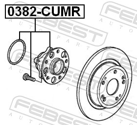 Wheel Hub - 0382-CUMR FEBEST