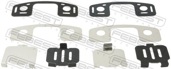Anti-Squeal Foil, brake pad (back plate) - 0403-CS6R FEBEST