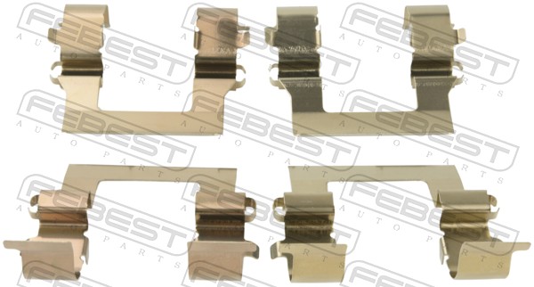 Accessory Kit, disc brake pad - 0403-CSF FEBEST