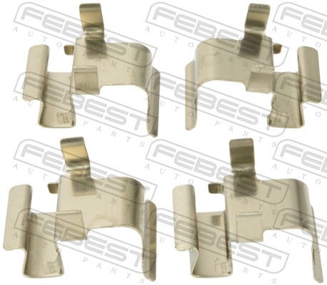 Kit accessori, Pastiglia freno - 0403-CYR FEBEST