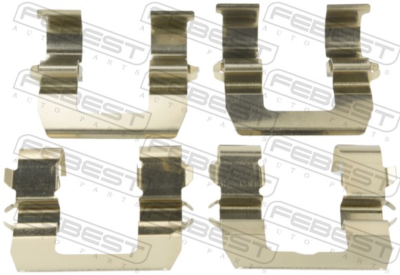 Accessory Kit, disc brake pad - 0403-PD4WR FEBEST
