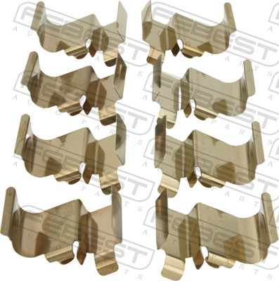 Accessory Kit, disc brake pad - 0403-V98WF FEBEST