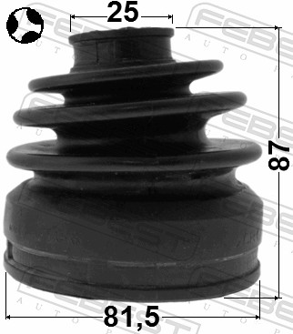Bellow, drive shaft - 0415-CY4ALHT FEBEST