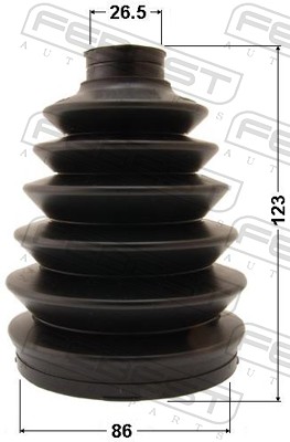 Bellow Set, drive shaft - 0417P-KB4 FEBEST