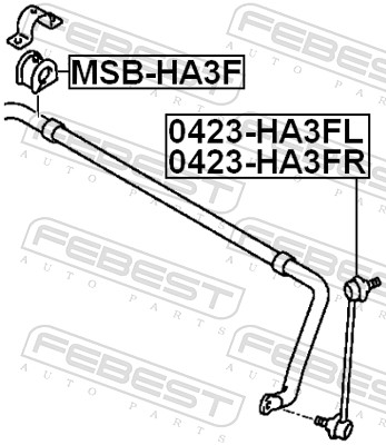 Rod/Strut, stabiliser - 0423-HA3FL FEBEST