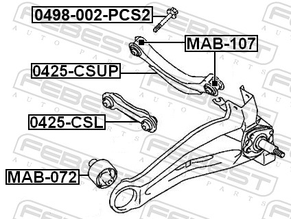 Track Control Arm - 0425-CSL FEBEST