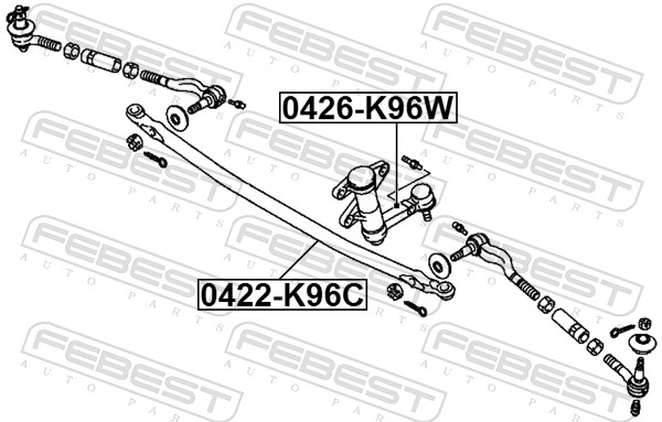 Pitman Arm - 0426-K96W FEBEST