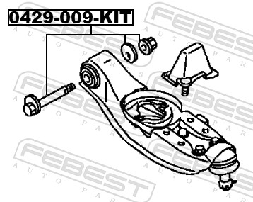 Camber Correction Screw Set - 0429-009-KIT FEBEST