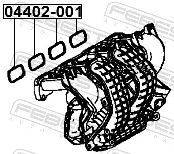 Guarnizione, Collettore aspirazione - 04402-001 FEBEST