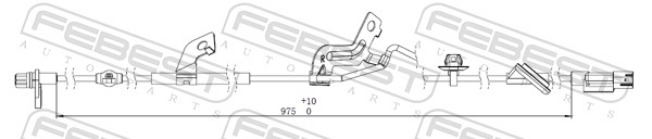 Sensor, wheel speed - 04606-006 FEBEST
