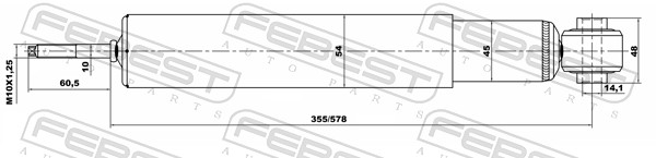Shock Absorber - 04650942R FEBEST