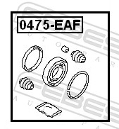 remonto komplektas, stabdžių apkaba - 0475-EAF FEBEST