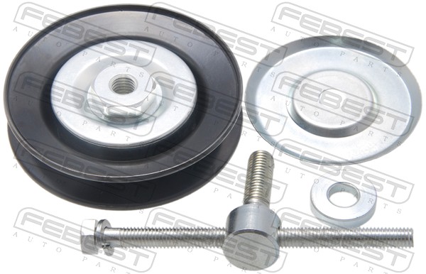 Tensioner Pulley, V-ribbed belt - 0487-KB7T FEBEST