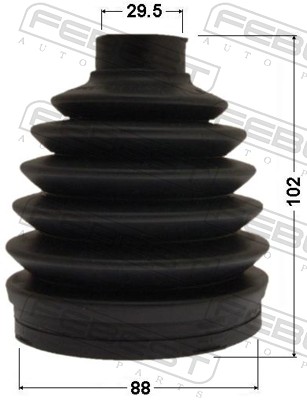 Bellow, drive shaft - 0517P-BT50 FEBEST
