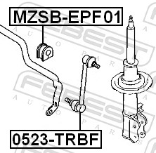 Stange/Strebe, Stabilisator - 0523-TRBF FEBEST