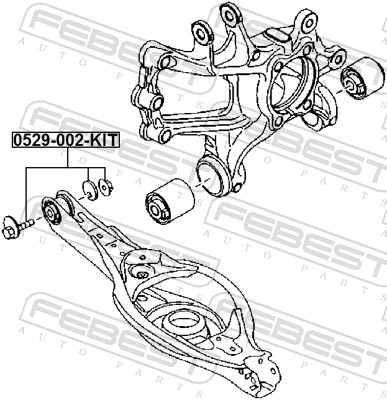 Camber Correction Screw Set - 0529-002-KIT FEBEST