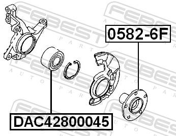 rato stebulė - 0582-6F FEBEST