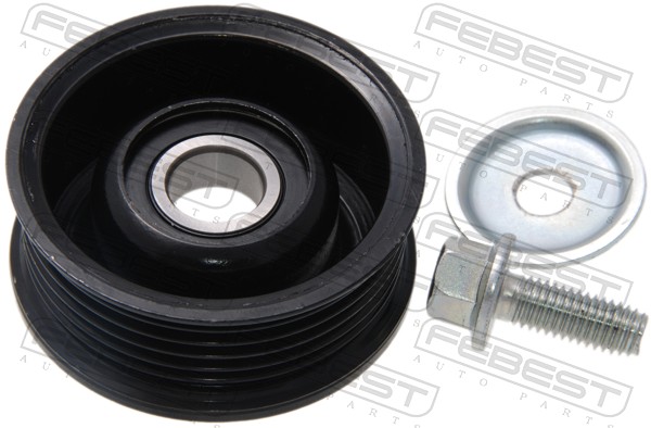 Tensioner Pulley, V-ribbed belt - 0587-BK FEBEST