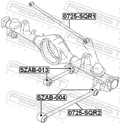 Track Control Arm - 0725-SQR2 FEBEST