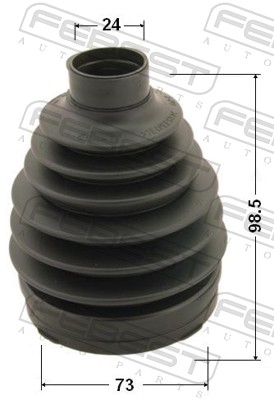 Bellow, drive shaft - 0817P-B13 FEBEST