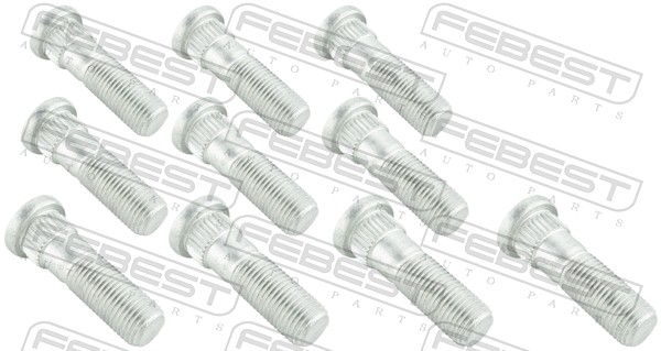 Wheel Stud - 0884-001-PCS10 FEBEST