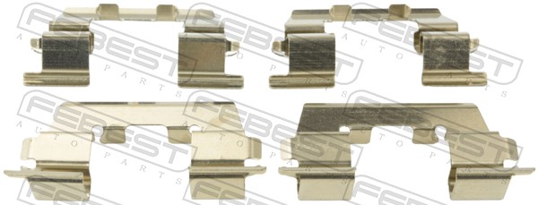 Accessory Kit, disc brake pad - 1203-ACCF FEBEST