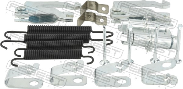priedų komplektas, stovėjimo stabdžių trinkelės - 1204-H1R-KIT FEBEST