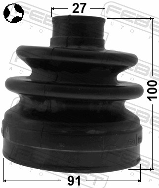 Bellow Set, drive shaft - 1215-SANFERHT FEBEST