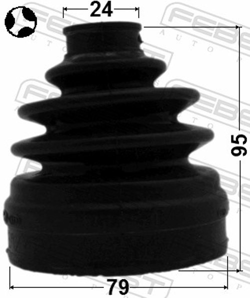 Bellow, drive shaft - 1215-TUC20MTT FEBEST