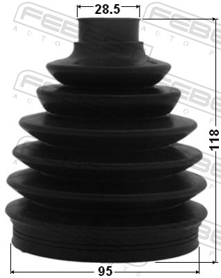 Bellow, drive shaft - 1217-CM FEBEST