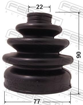 Bellow, drive shaft - 1217-LAN FEBEST