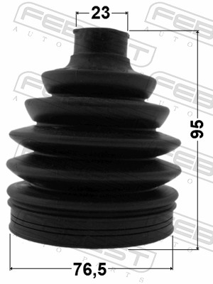 Bellow, drive shaft - 1217P-CM10R FEBEST