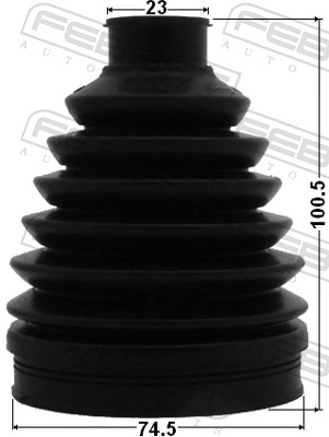 Bellow, drive shaft - 1217P-SOL2WD FEBEST