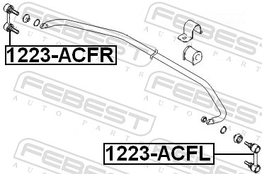 šarnyro stabilizatorius - 1223-ACFL FEBEST