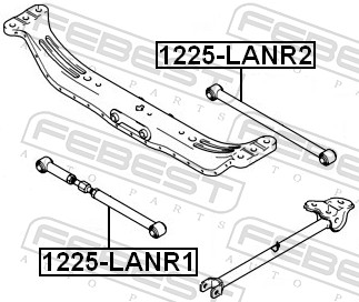 Track Control Arm - 1225-LANR1 FEBEST