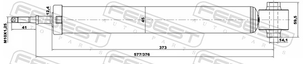 Shock Absorber - 12650810R FEBEST