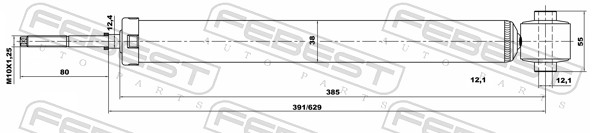 Shock Absorber - 12656601R FEBEST