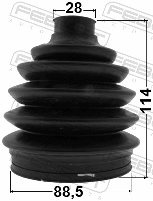 Bellow Set, drive shaft - 1417-ACT FEBEST