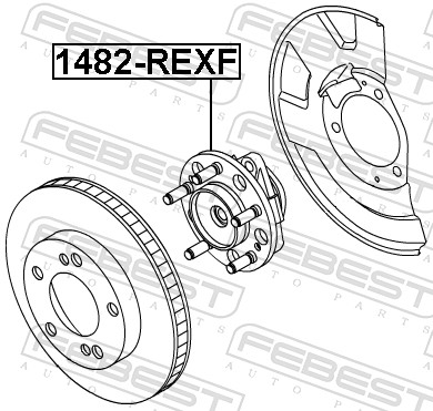 Wheel Hub - 1482-REXF FEBEST