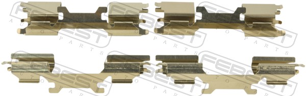Kit accessori, Pastiglia freno - 1603-W906F FEBEST