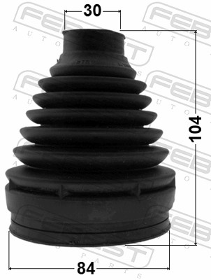 Bellow, drive shaft - 1615P-169 FEBEST