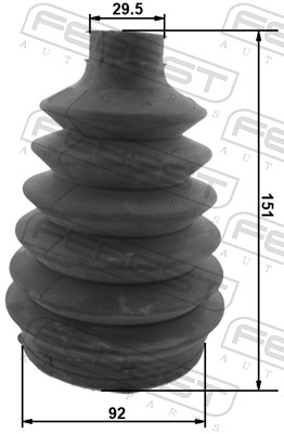 Bellow Set, drive shaft - 1617P-163 FEBEST