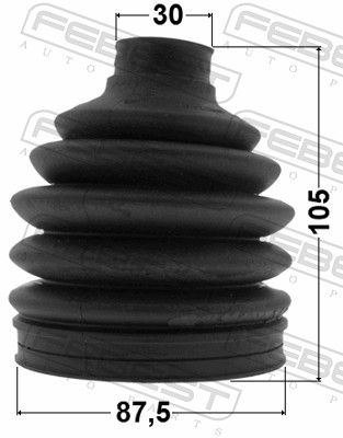 Bellow, drive shaft - 1617P-221 FEBEST